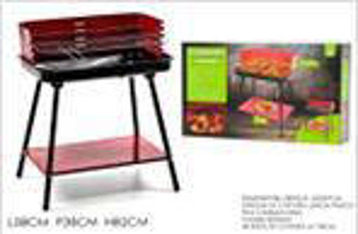 BARBECUE 58X38XH82CM ROSSO