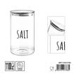 Dc Casa Baratt.Vetro C/Cop.1100Ml 10X17.5 Salt