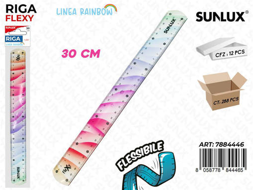 Sunlux - Sunlux Riga In Plast. Flexy Rainbow 30Cm /Pz Da 12** 7884446