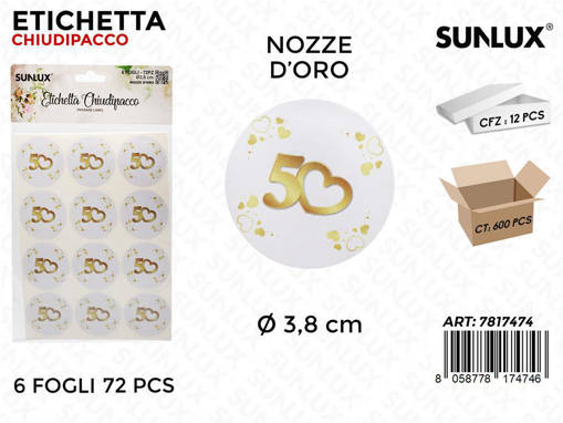 SANLUX ETICHETTE CHIUDIPACCO