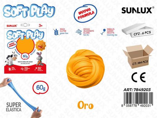 Sunlux - Sunlux Pasta Model. Soft Giallo Oro 60Gr /Pz Da 6** 7849203