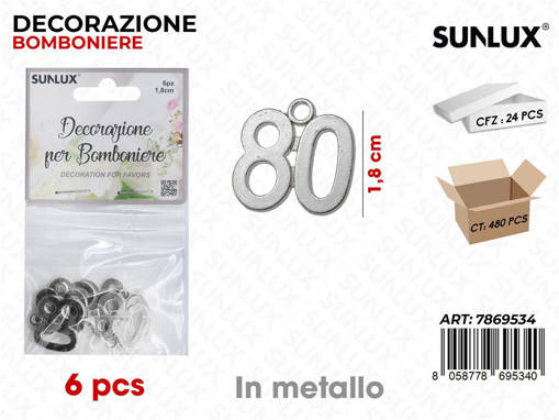 DECORAZIONE BOMBONIERE 18CMM
