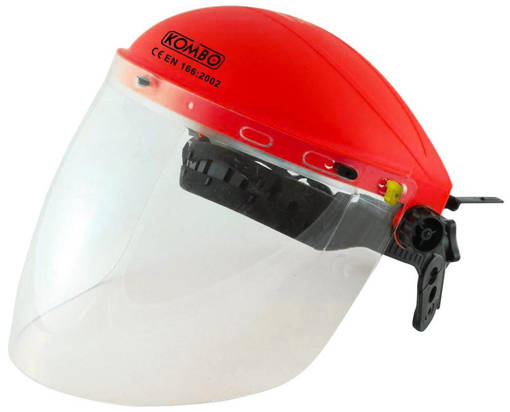 Kombo Visiera Sollevabile In Plastica A Norma En166  Visiera E Telaio Regolabili