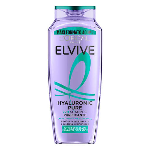 Elvive Shampoo 400 ml HYALURONIC PURE