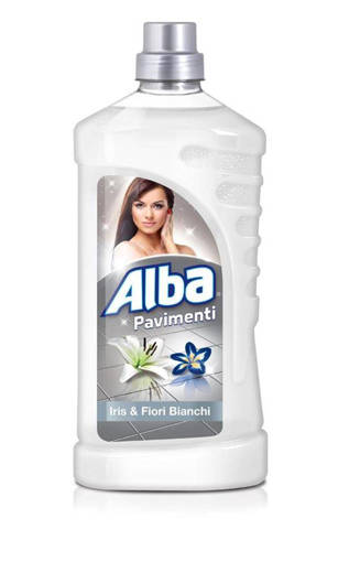 Alba Pavimenti Iris e Fiori Bianchi 1000 ml