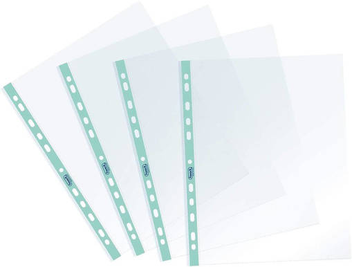 Favorit - Buste Forate 22 x 30 cm Superior 25 Pezzi Banda Colorata P@stel Azzurro 400136868