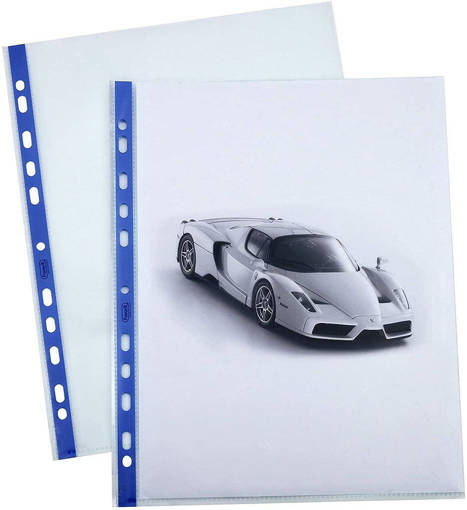 Favorit - Buste Forate 22 x 30 cm Superior 25 Pezzi Colorate P@stel Azzurro 100206797