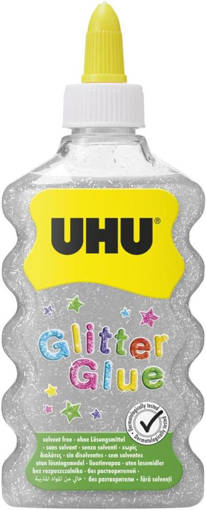 UHU - Colla Glitter 177 ml Argento