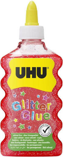UHU - Colla Glitter 177 ml Rosso