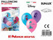 Sunlux Palloncini Lattice Principesse Disney Colori Assortiti 10 Pz