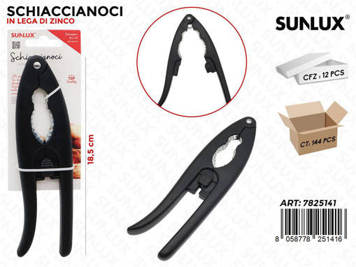 Sunlux Schiaccianoci In Lega Di Zinco 18.5Cm