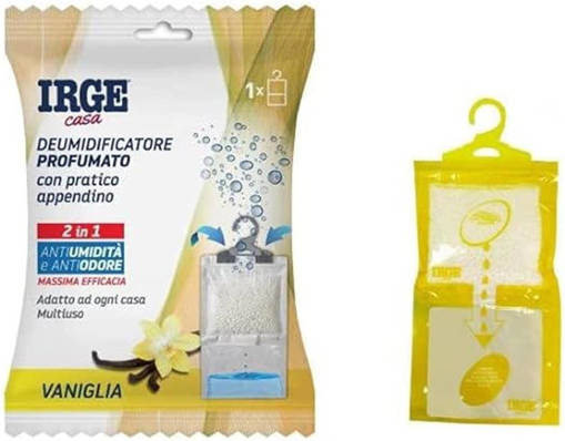 Irge Deumidificatore 500 ml con Appendino Vaniglia