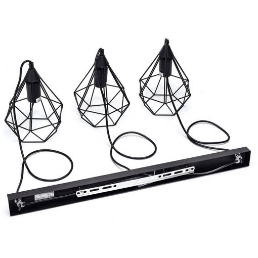 Lampadario in ferro (lampadina esclusa) E27*3