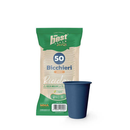 Bicchieri Blu The Best Bicchieri 50 Pcs