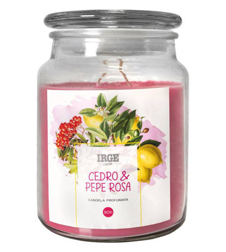 DEP CANDELA CEDRO E PEPE ROSA 510G