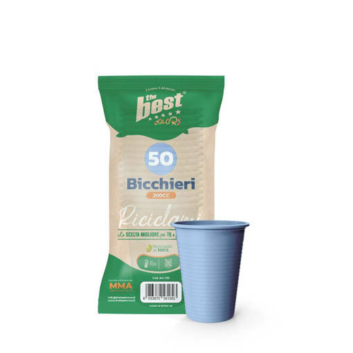 Bicchieri Azzurri The Best Bicchieri 50 Pcs