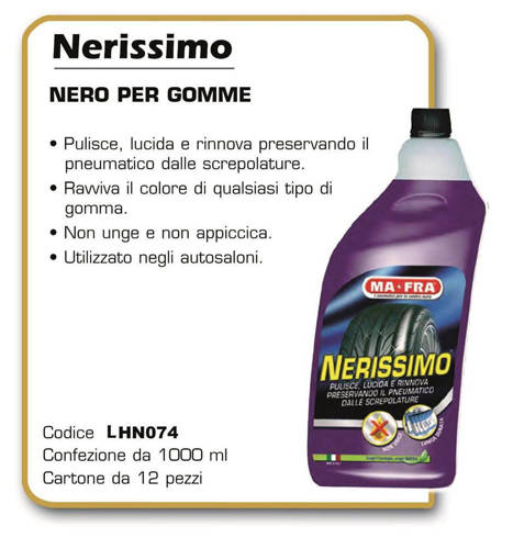 Mafra H0772 Nerissimo Luc. Gomme 1000 Ml Mafra