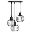 Lampadario in ferro (lampadina esclusa) E27*3