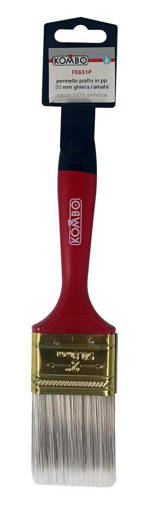 KOMBO PENNELLO PIATTO PER MURO, ALTA QUALITÀ, SETOLA PBT BICOLORE ELEVATE PRESTAZIONI, L=50MM