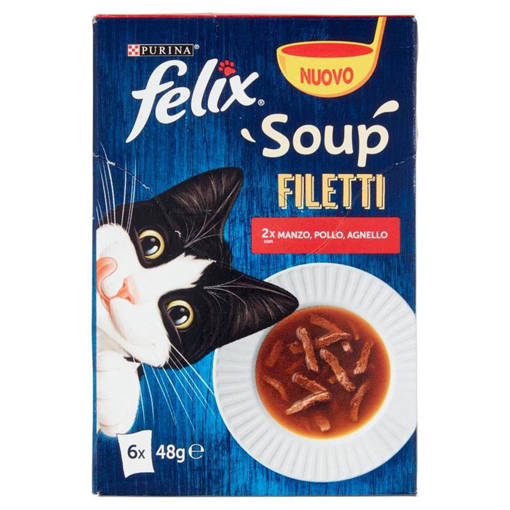 Felix Soup Filetti Selezioni Deliziose, 6x48 gr