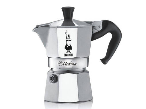Bialetti Caffettiera MOKINA, 1/2 Tazza