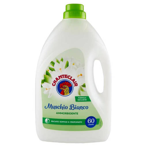 Chanteclair Ammorbidente 3 LT Muschio Bianco 60 Lavaggi
