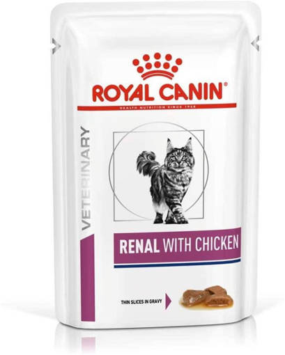 Royal Canin W Cat Renal Chicken 12X0.085K
