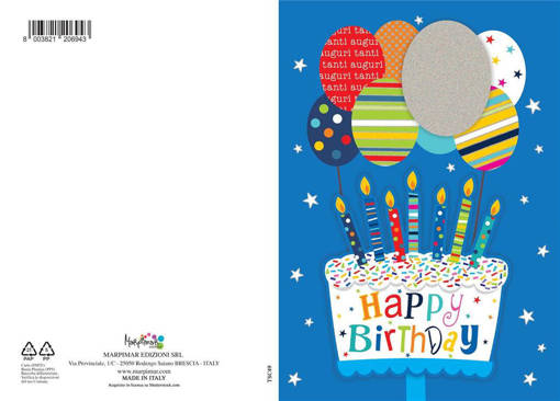 Marpimar - Compleanno Torta Candele Special TSC49