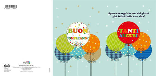 Marpimar - Buon Compleanno Con Doppia Rotella LOD50