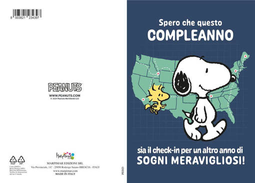 Marpimar - Snoopy Compleanno PED23