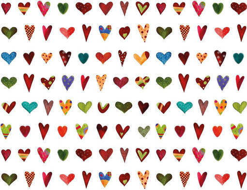 Marpimar - Carta Florentia Cuori Tutti Colori FLE31