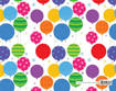 Marpimar - Carta Regalo Palloncini Vari Colori Disegno ERAC31