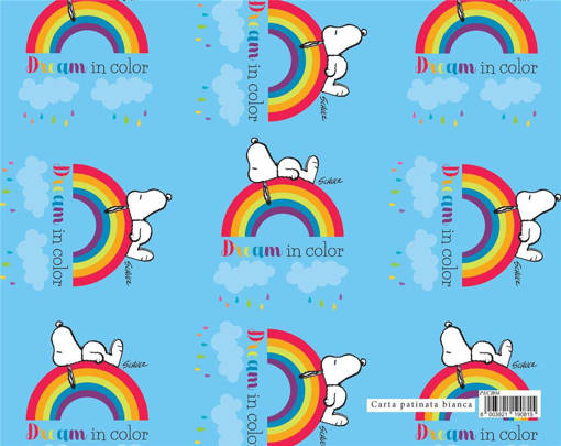Marpimar - Carta Regalo Snoopy Azzurra PECB04