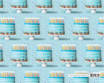 Marpimar - Carta Regalo Torte Colorate Fondo Azzurro ERAC18