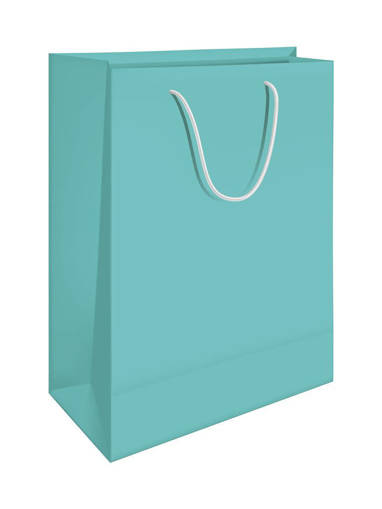Marpimar - Shopper Monocolore Verde Acqua Formato Grande LX38