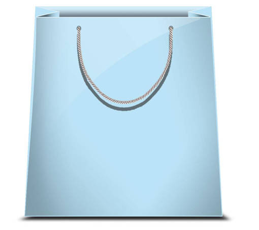 Marpimar - Shopper Monocolore Azzurra Formato Media LX16