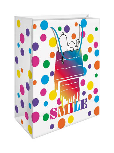Marpimar - Shopper Snoopy Pallini Colorati Media PESD01