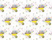 Marpimar - Carta Florentia Carriola Con Fiori FLE33