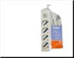 Omega Multipresa 4 Prese Universali P40 Bipasso-Schuko 10/16A 2P+T, Cavo 1.5Mt H05Vv-F 3Gx1Mm, Spina 16A 2P+T, Con Interruttore Luminoso