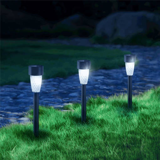 Lampioncino LED solare in plastica 6500K