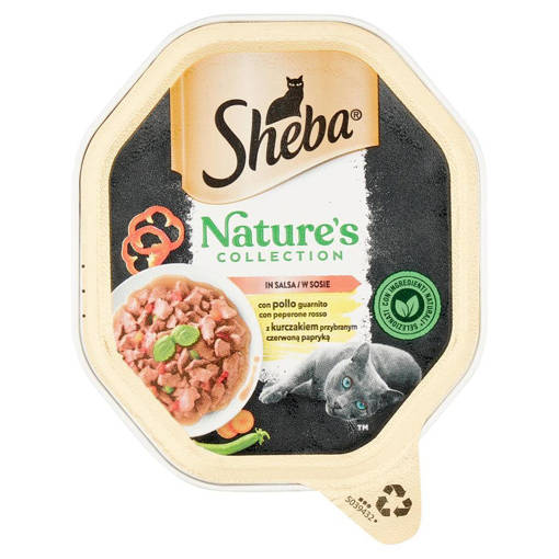 Sheba Nat Collect Pollo Peperone 85g 85gr