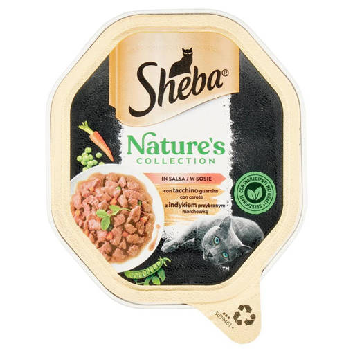 Sheba Nat Collect Tacchino Carote 85g 85gr