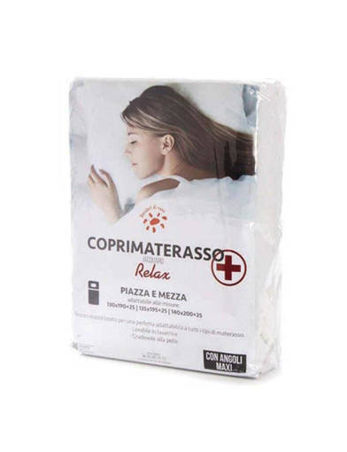 Zambetti Coprimaterasso Relax, Jacquard, 1 piazza