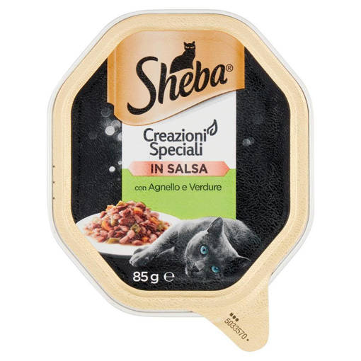 Sheba Creazioni Speciali in Salsa Agnello e Verdura 85 gr
