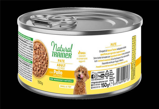 Natural Trainer Cane Small/Toy 150 gr Pollo