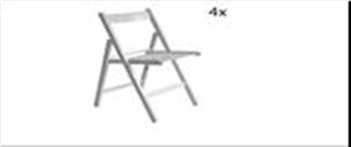 Legno Line Sedia Birreria Lusso Grigia