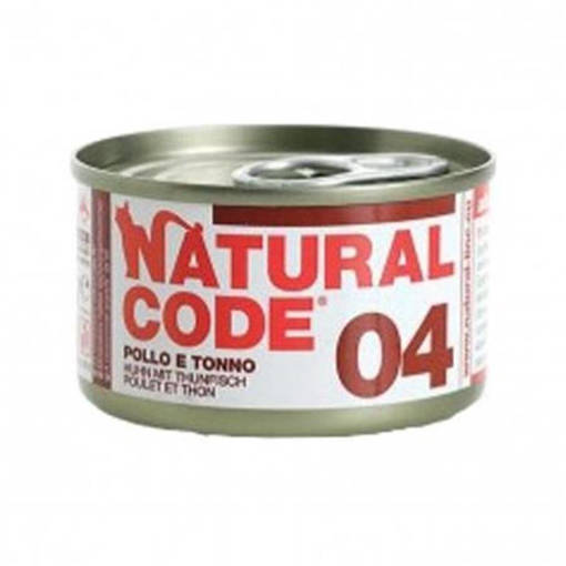 Natural Code 04 Pollo E Tonno  , Lattina 85G