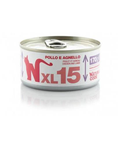 Natural Code Xl15 Pollo E Agnello, Lattina 170G
