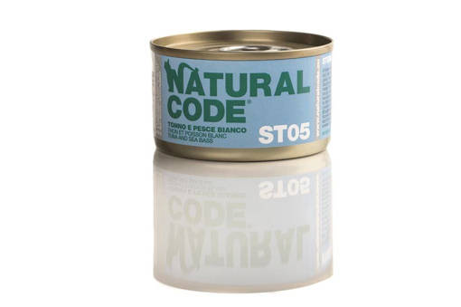Natural Code Steril 05 Steril 05 Tonno E Pesce Bianco, Lattina 85G