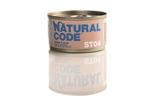 Natural Code Steril 04 Steril 04 Tonno E Alici, Lattina 85G